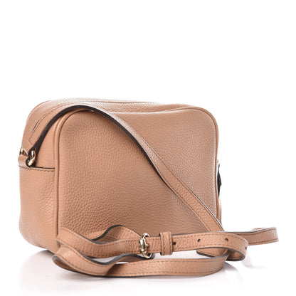 Gucci Pebbled Calfskin Small Soho Disco Bag Camelia 3 of 9