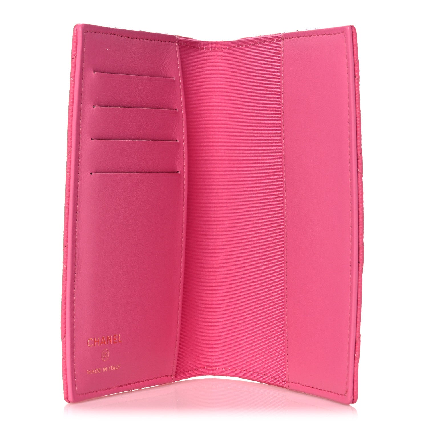 Chanel Caviar Quilted Passport Holder Pink 5 of 9