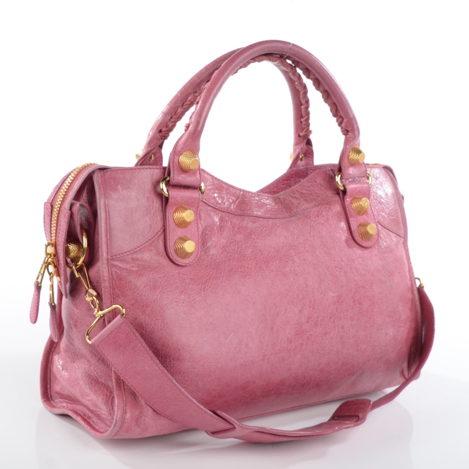 Balenciaga Agneau Giant 21 Gold Hardware City Framboise 3 of 10