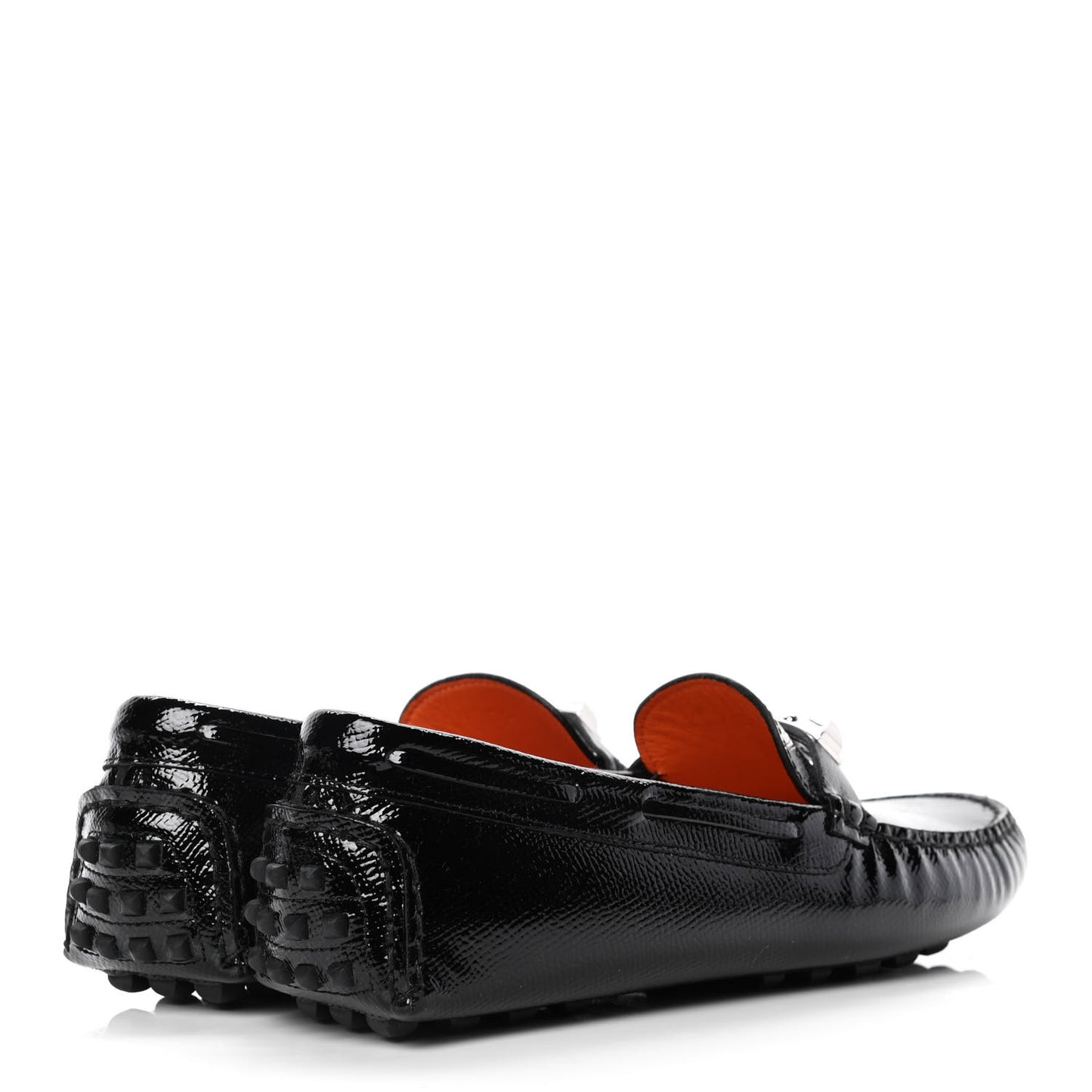 Patent Epsom Womens Irving Driving Moccasin Loafers 36 Black