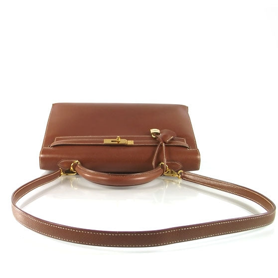 Hermes Epsom Kelly Sellier 35 Gold 5 of 11