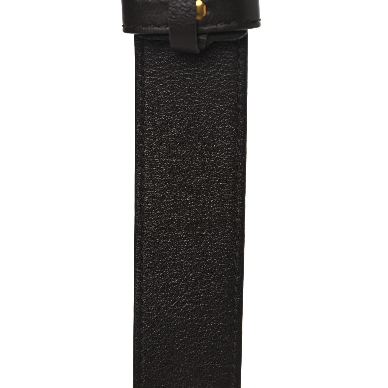 Gucci Textured Calfskin Double G 40mm Belt Dark Cocoa 3 of 5