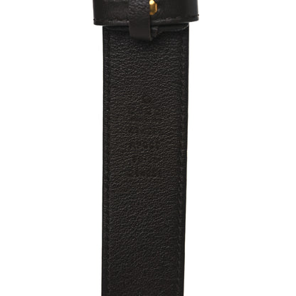 Gucci Textured Calfskin Double G 40mm Belt Dark Cocoa 3 of 5
