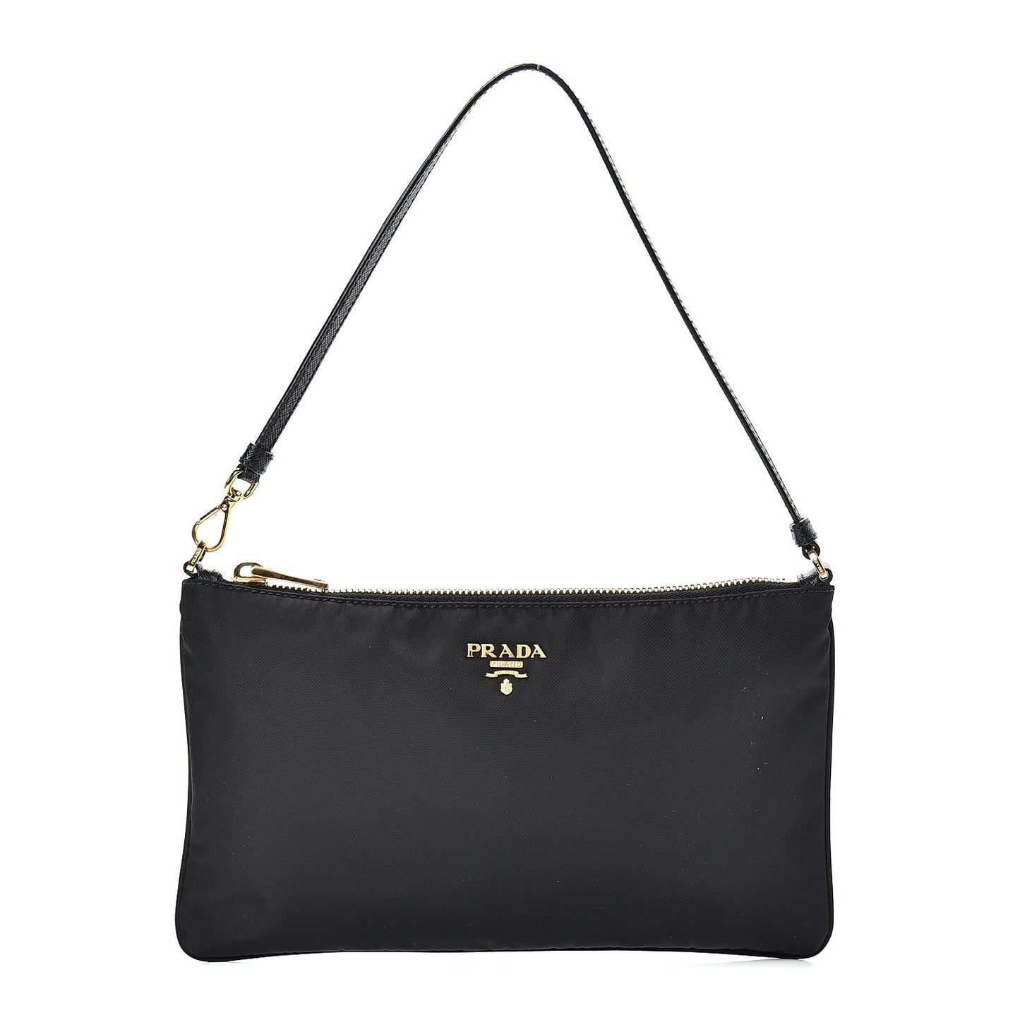 Tessuto Nylon Pochette Bag Black