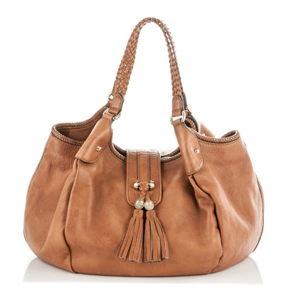 Gucci Pebbled Calfskin Medium Marrakech Shoulder Bag Camel 1 of 7