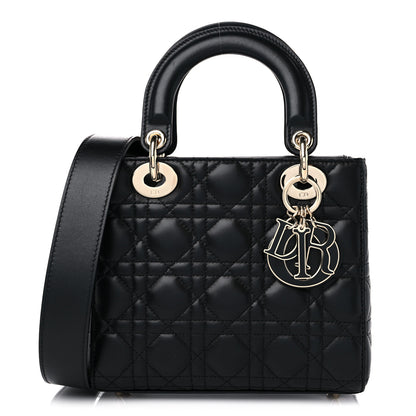Christian Dior Lambskin Cannage Small My ABCDior Lady Dior Black 1 of 12