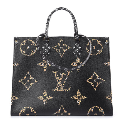Louis Vuitton Monogram Giant Jungle Onthego GM Black 1 of 10