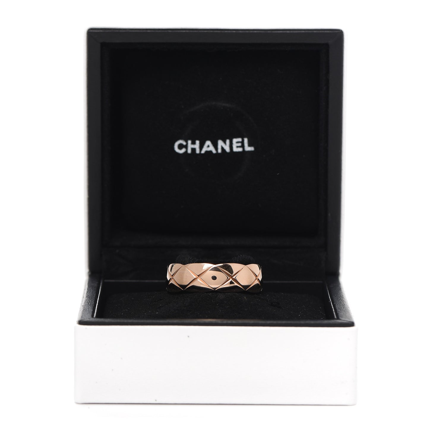 18K Beige Gold Small Coco Crush Ring 58 8.5