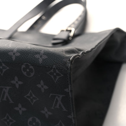 Louis Vuitton Monogram Eclipse Cabas Zippe GM Black 12 of 14