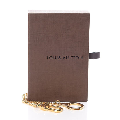 Louis Vuitton Metal Pochette Extender Key Ring Chain Gold 4 of 4