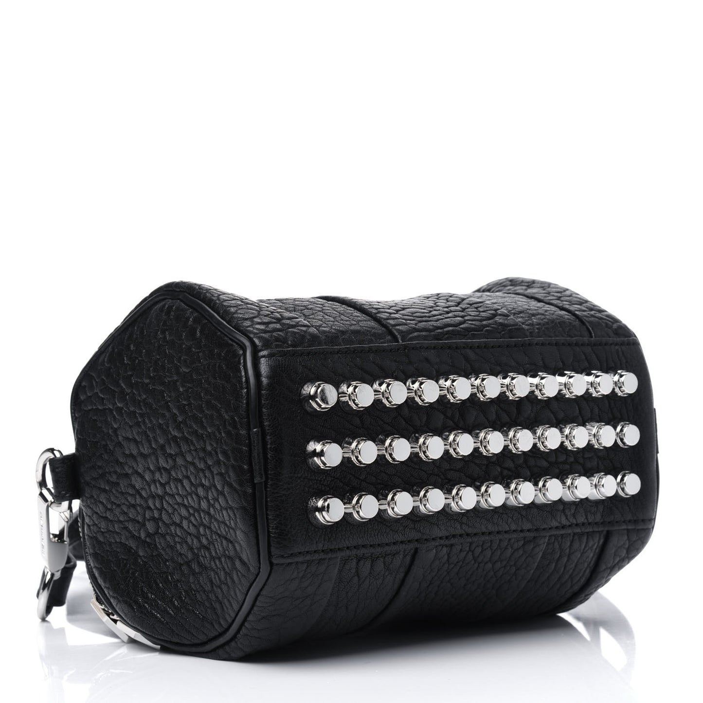 Pebbled Lambskin Mini Rockie Black Rhodium Hardware