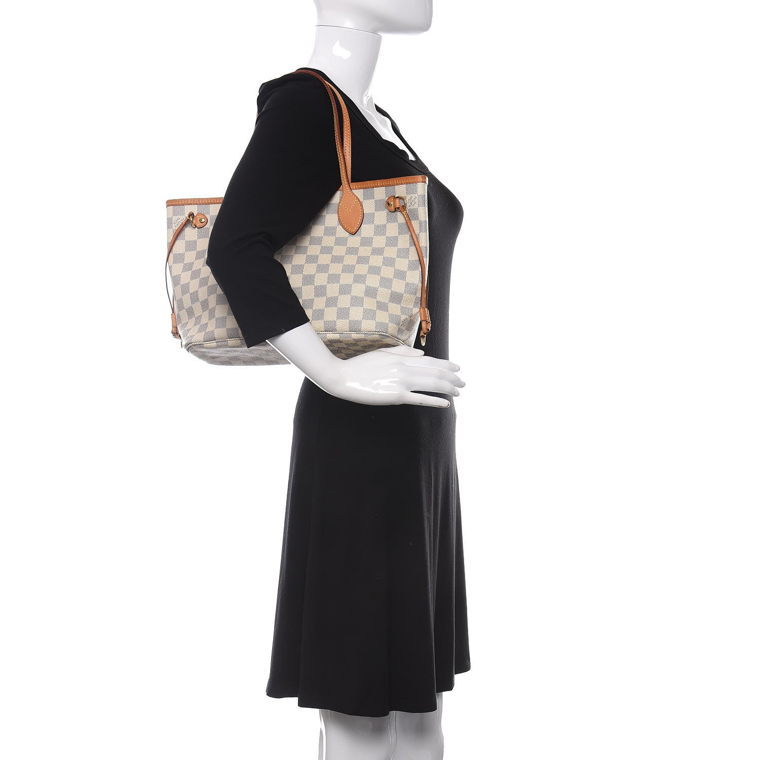 Louis Vuitton Damier Azur Neverfull PM 2 of 10