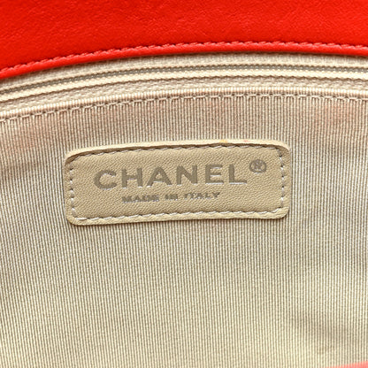 Chanel Washed Lambskin Quilted Maxi Chain Around Flap Red 6 of 11