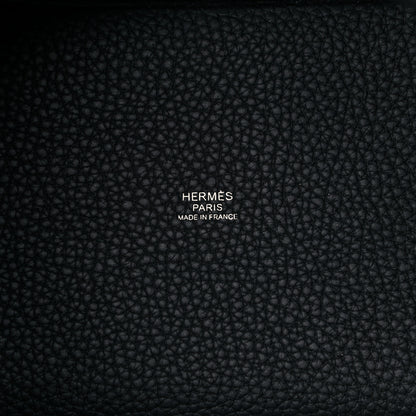 Hermes Taurillon Clemence Picotin Lock 18 PM Black 6 of 7