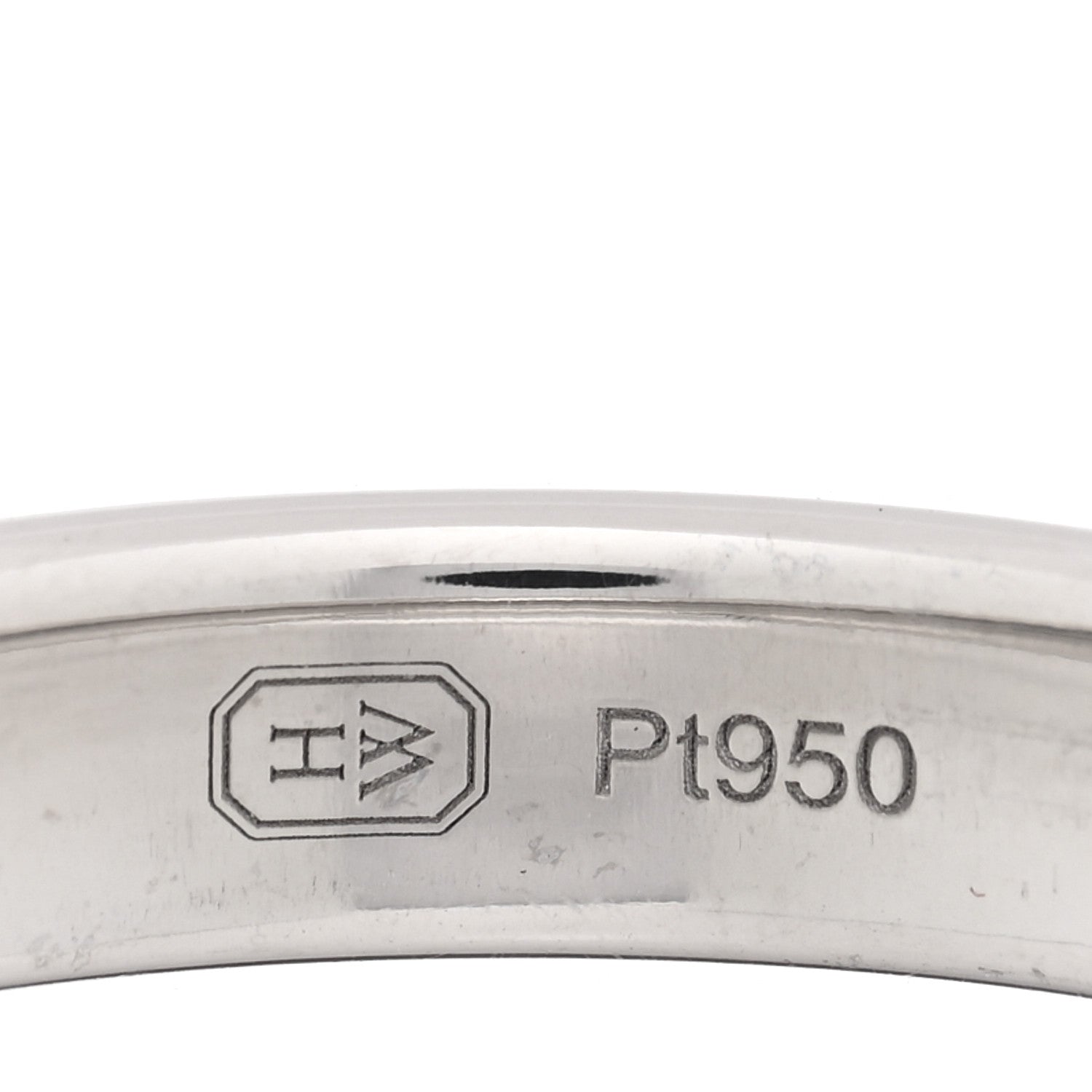 Harry Winston Platinum Milgrain Wedding Band Ring 58 8.5 4 of 5