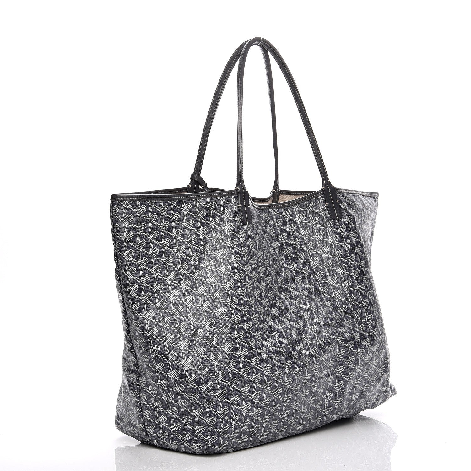 Goyard Goyardine Saint Louis GM Grey 212221 – FASHIONPHILE