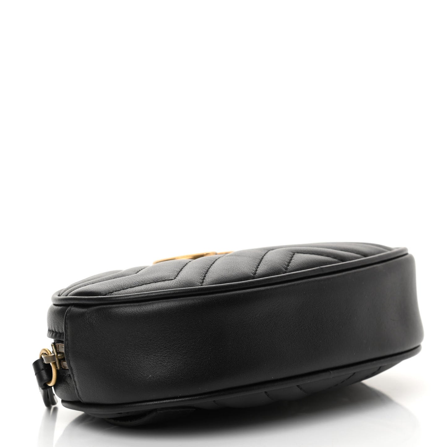 Calfskin Matelasse GG Marmont Belt Bag 85 34 Black