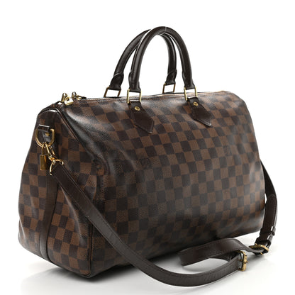 Louis Vuitton Damier Ebene Speedy Bandouliere 35 3 of 18