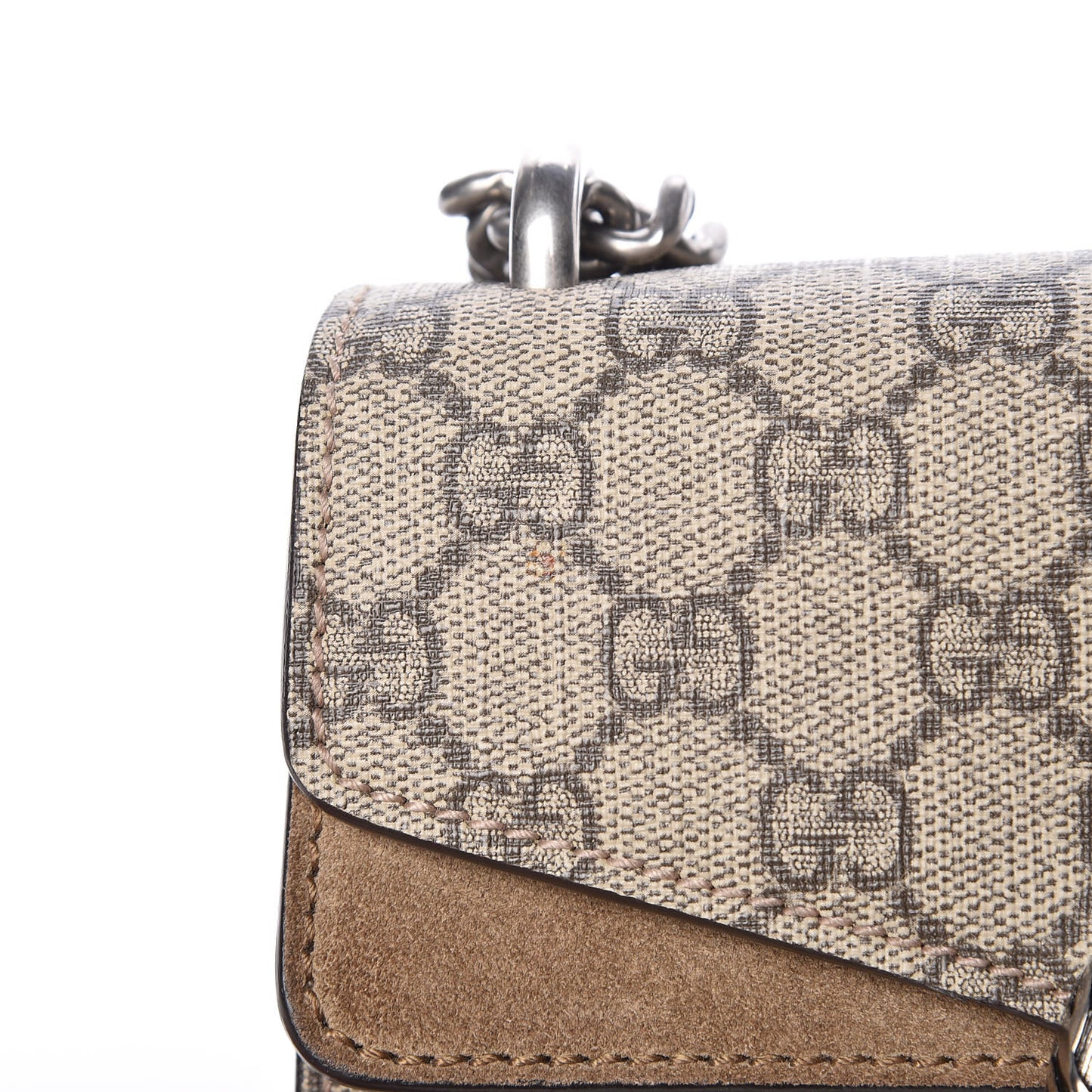 GG Supreme Monogram Mini Dionysus Shoulder Bag Taupe