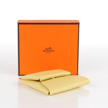 Hermes Epsom Bastia Coin Purse Jaune Poussin 4 of 8