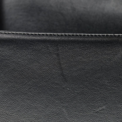 Chanel Lambskin Chevron Quilted Medium Boy Flap Black 14 of 16