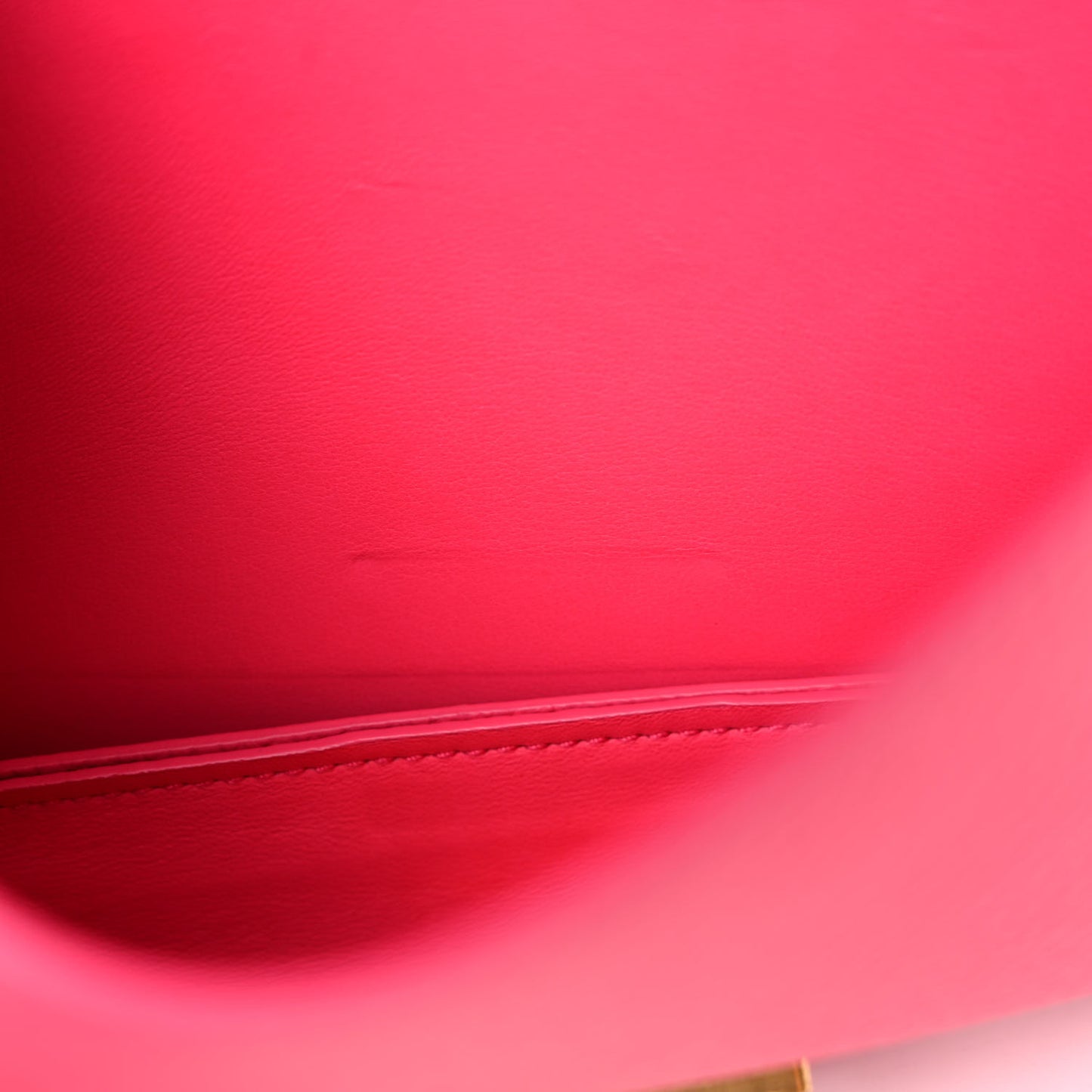 Calfskin Mount Envelope Bag Pink