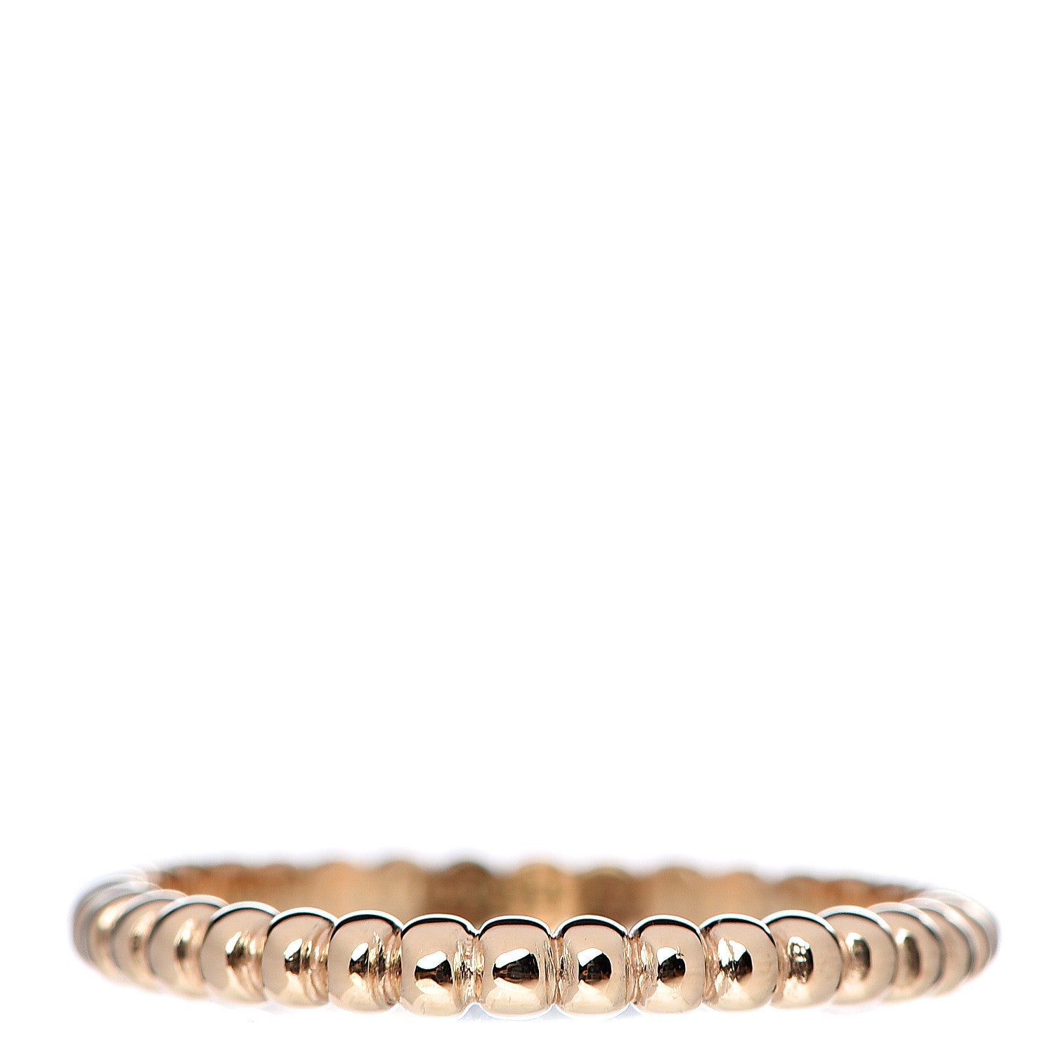 Van Cleef & Arpels 18K Yellow Gold Small Perlee Ring 51 5.75 3 of 5