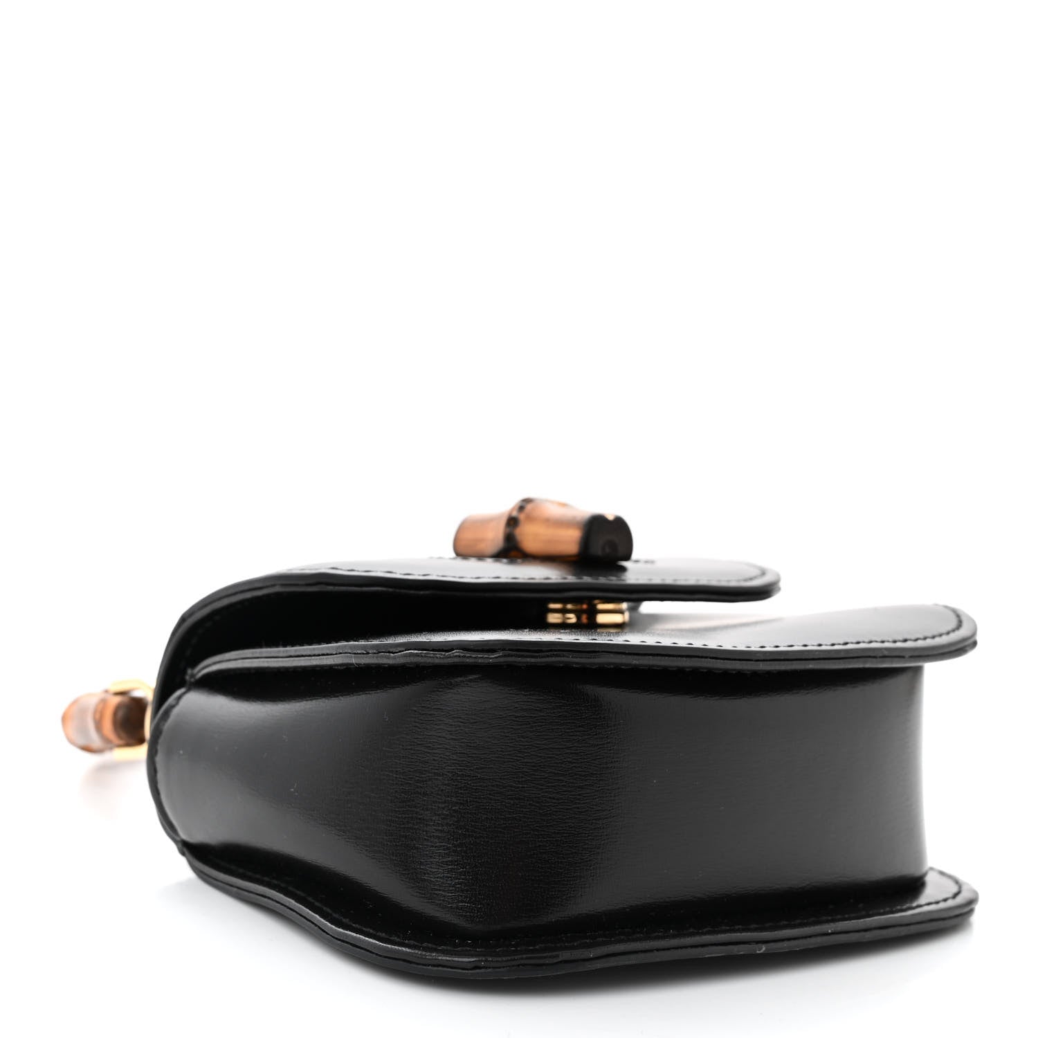 Gucci Boarded Dyana Lux Nano Bamboo 1947 Top Handle Chain Bag Black 4 of 10