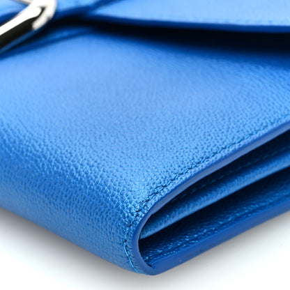 Delvaux Metallic Rodeo Calfskin Brillant Wallet On Chain Satin Electric 9 of 9