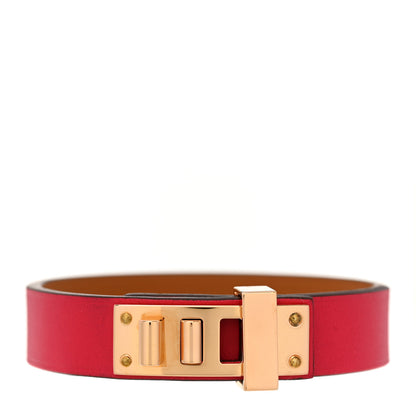 Hermes Swift Mini Dog Bracelet T2 Rose Extreme 1 of 6