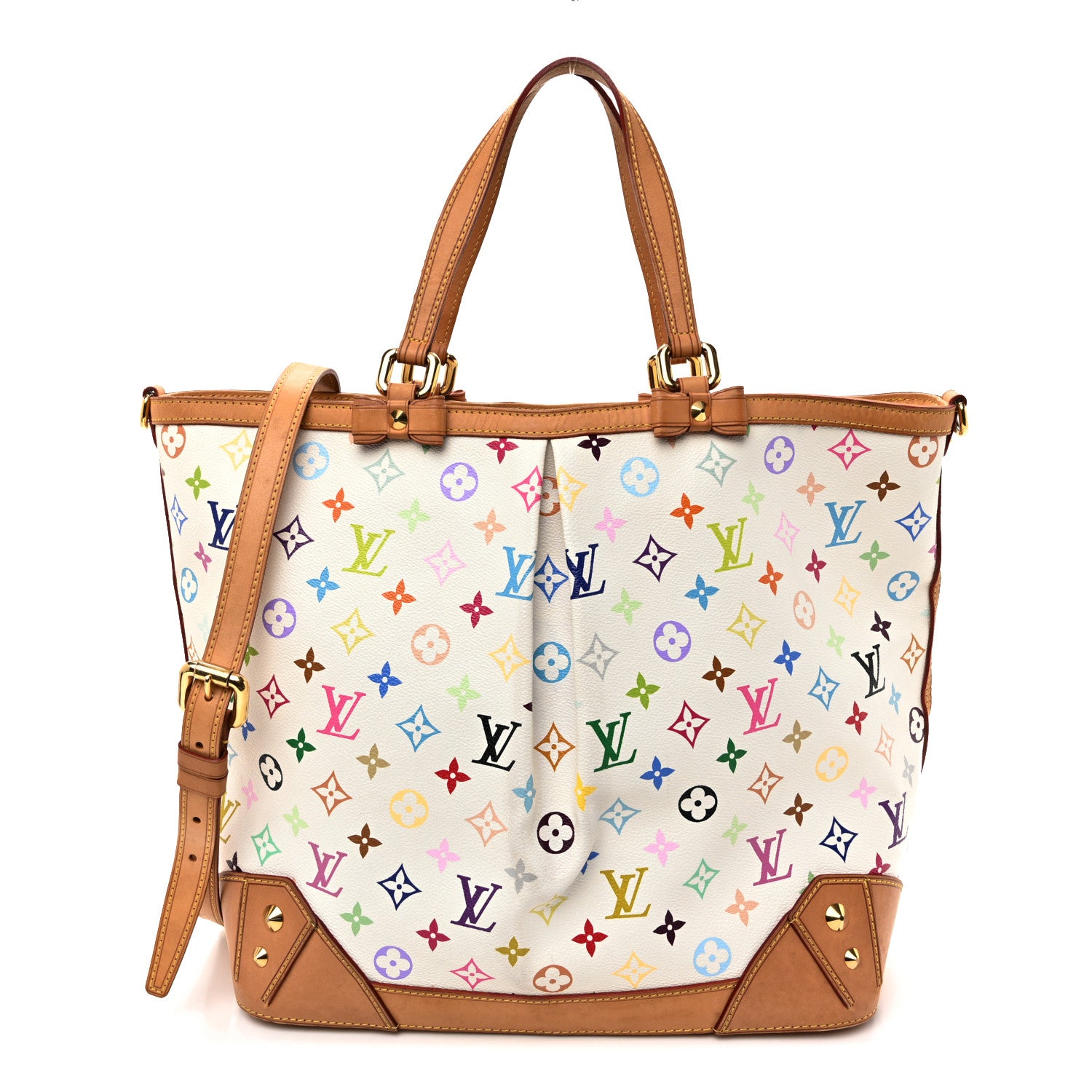 Louis Vuitton Monogram Multicolor Sharleen GM White White 1 of 10