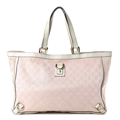 Gucci Monogram Large Abbey Tote Pink 1 of 4