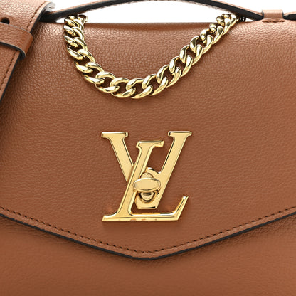 Louis Vuitton Grained Calfskin Lockme Oxford Cognac 7 of 11