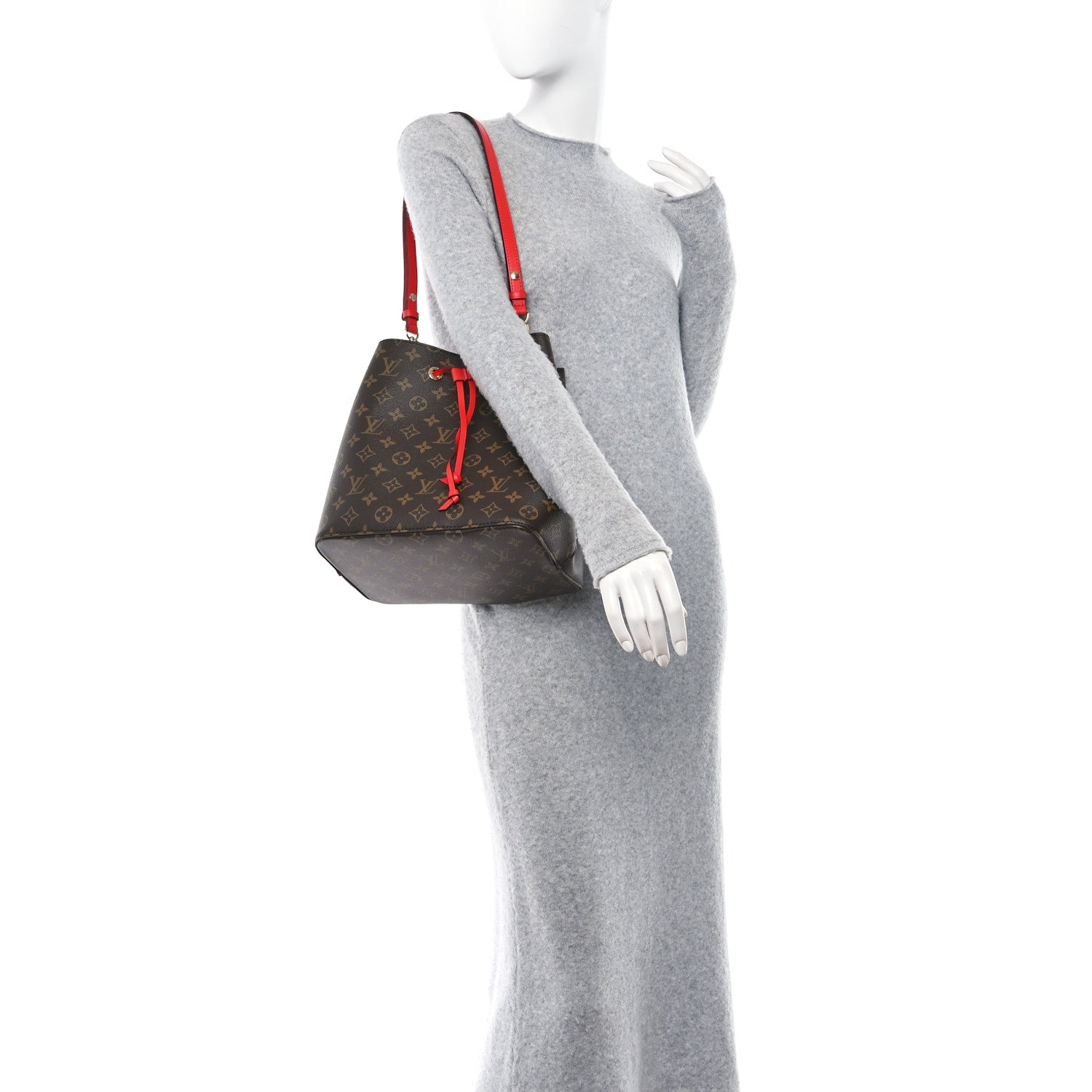 Louis Vuitton Monogram Neonoe MM Coquelicot 2 of 11