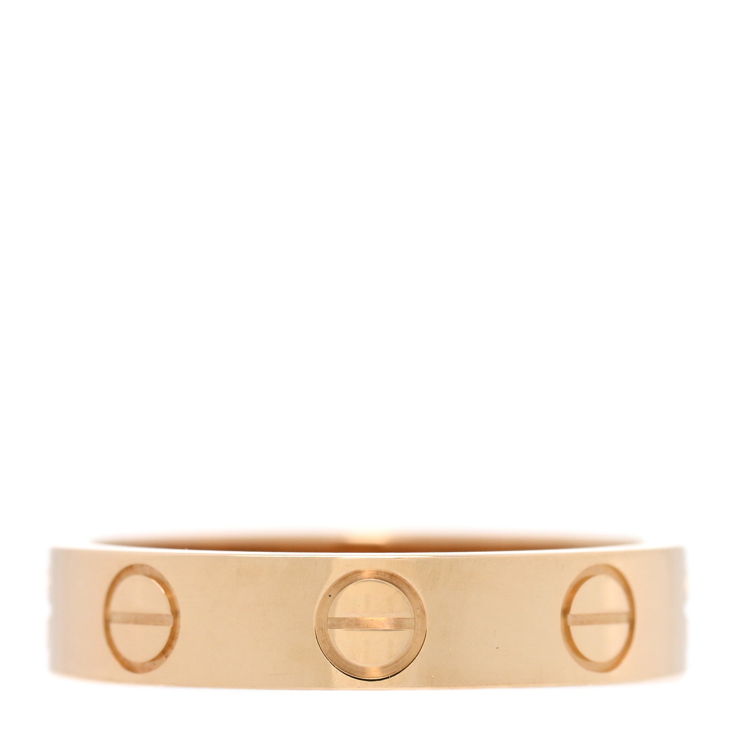 Cartier 18K Yellow Gold 3.5mm LOVE Wedding Band Ring 47 4 3 of 5