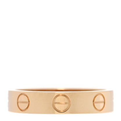 Cartier 18K Yellow Gold 3.5mm LOVE Wedding Band Ring 47 4 3 of 5