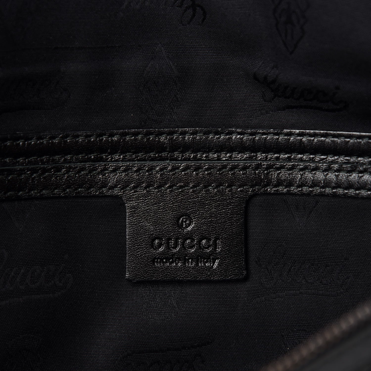 Gucci Imprime Monogram Belt Bag Black 8 of 10