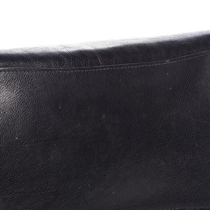 Prada Glace Calf Twin Pocket Tote Black 9 of 9