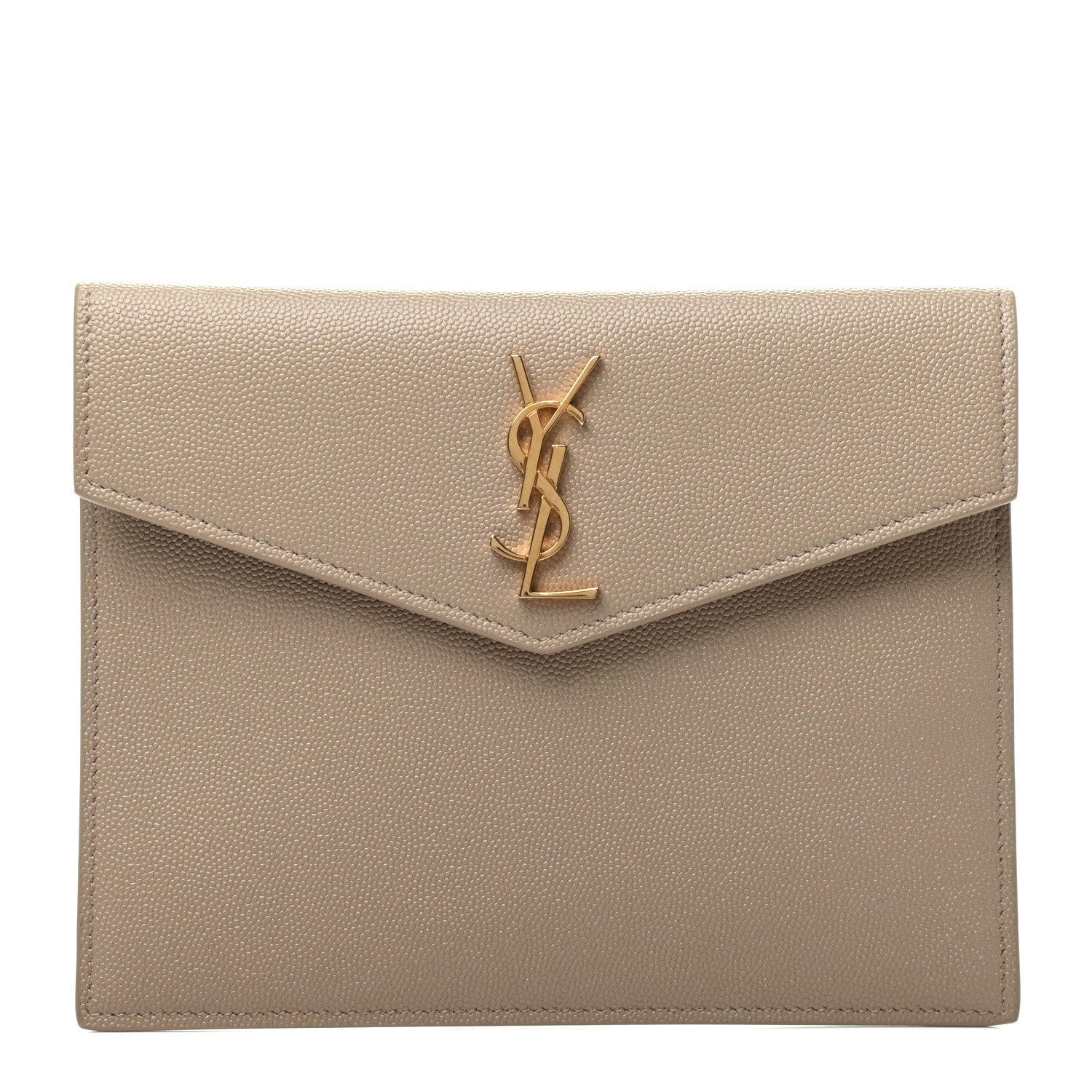 Saint Laurent Grain De Poudre Uptown Baby Pouch Beige 1 of 6