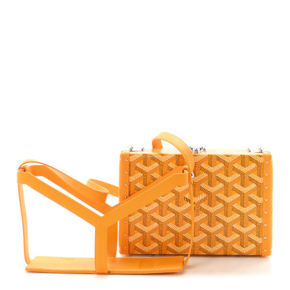 Goyard Goyardine Minaudiere Trunk Bag Yellow 3 of 15