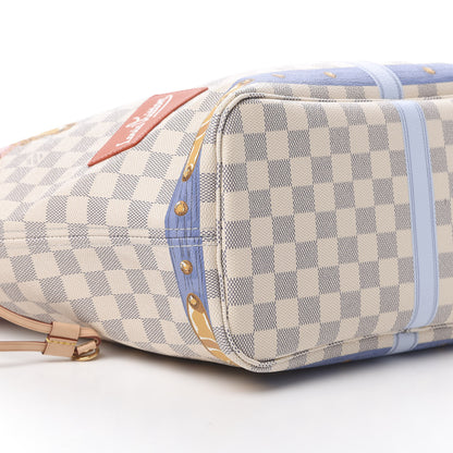 Louis Vuitton Damier Azur Summer Trunks Neo Neverfull MM 8 of 11
