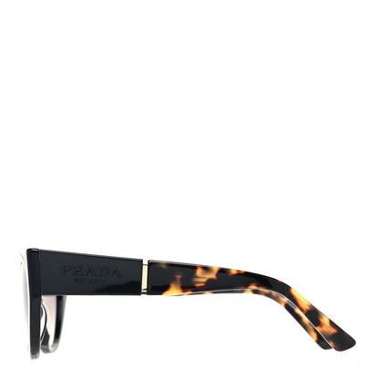 Prada Acetate Cat Eye Sunglasses SPR 03W Black Havana 3 of 7