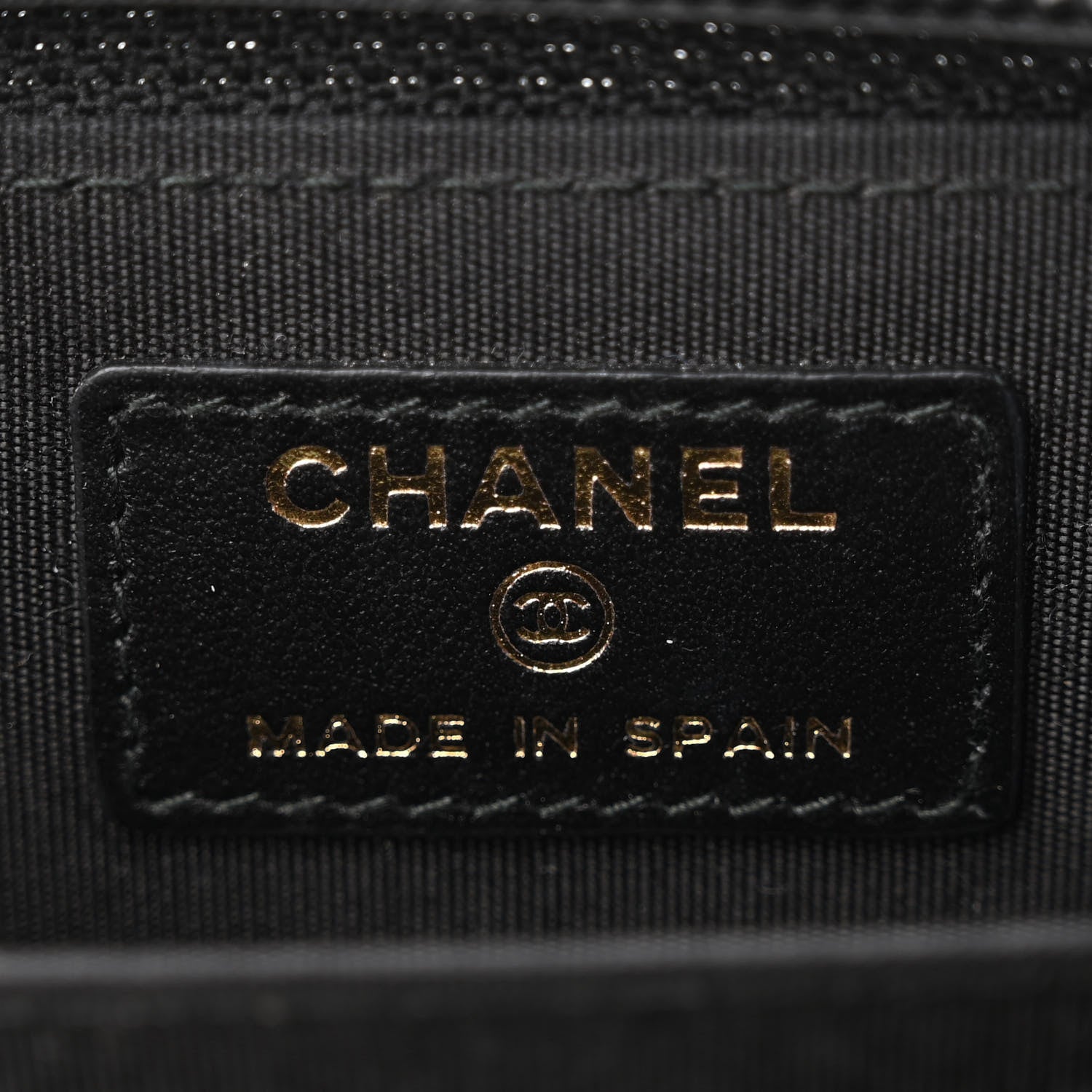 Chanel Caviar Quilted Boy Zip Around Coin Purse Wallet Black 6 of 9
