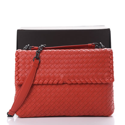 Bottega Veneta Nappa Intrecciato Large Olimpia Bag Fever 10 of 10