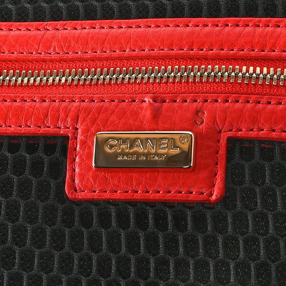 Chanel Calfskin Quilted Coco Case Trolley Red 5 of 9