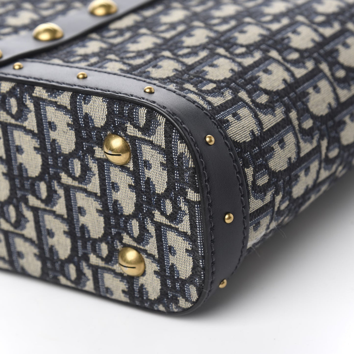 Oblique Studded DiorAvenue Bag Blue