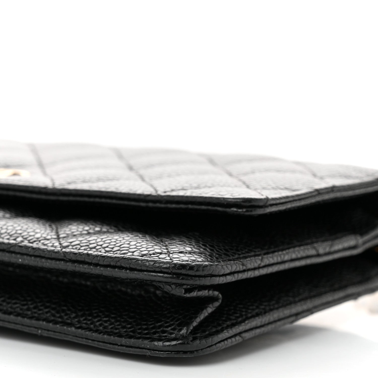 Chanel Caviar Quilted Wallet On Chain WOC Black 11 of 12