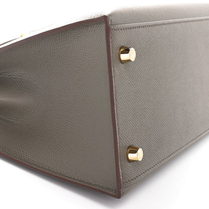 Hermes Epsom Kelly Sellier 28 Etain 8 of 11