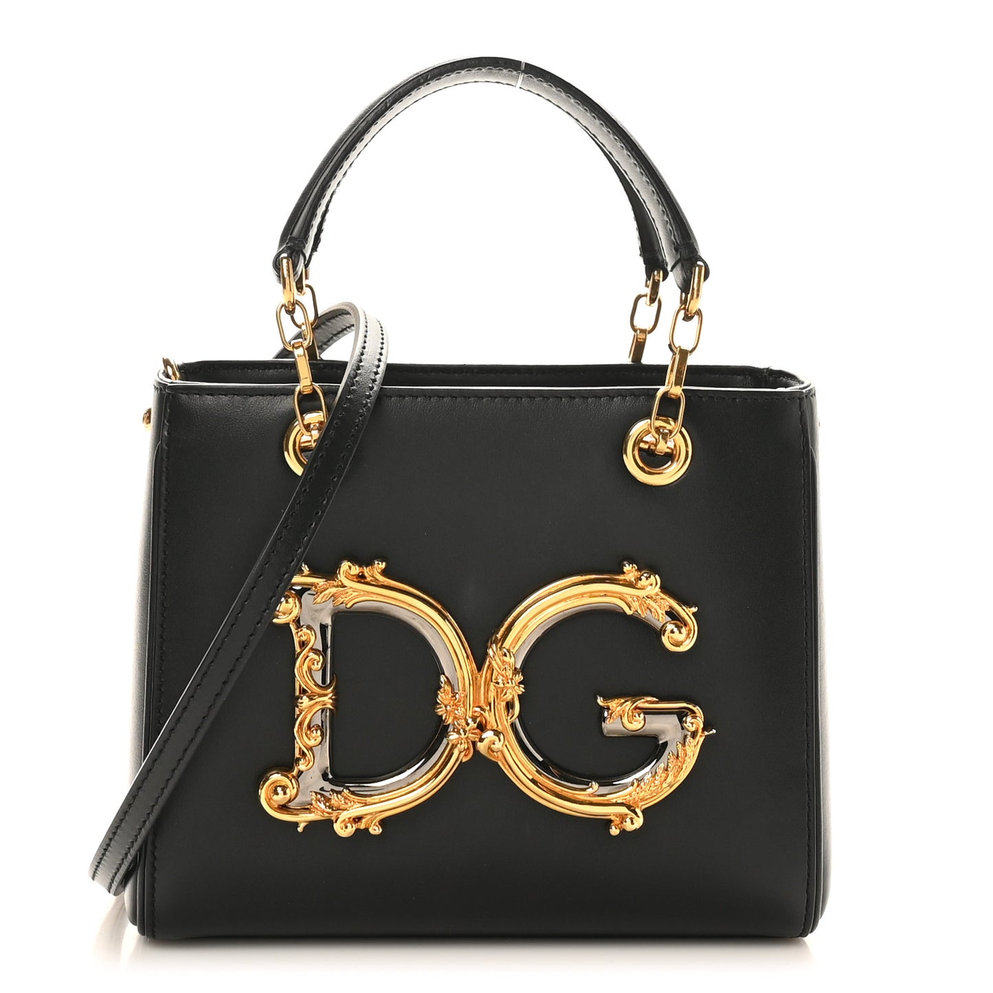 Nappa DG Girls Tote Black