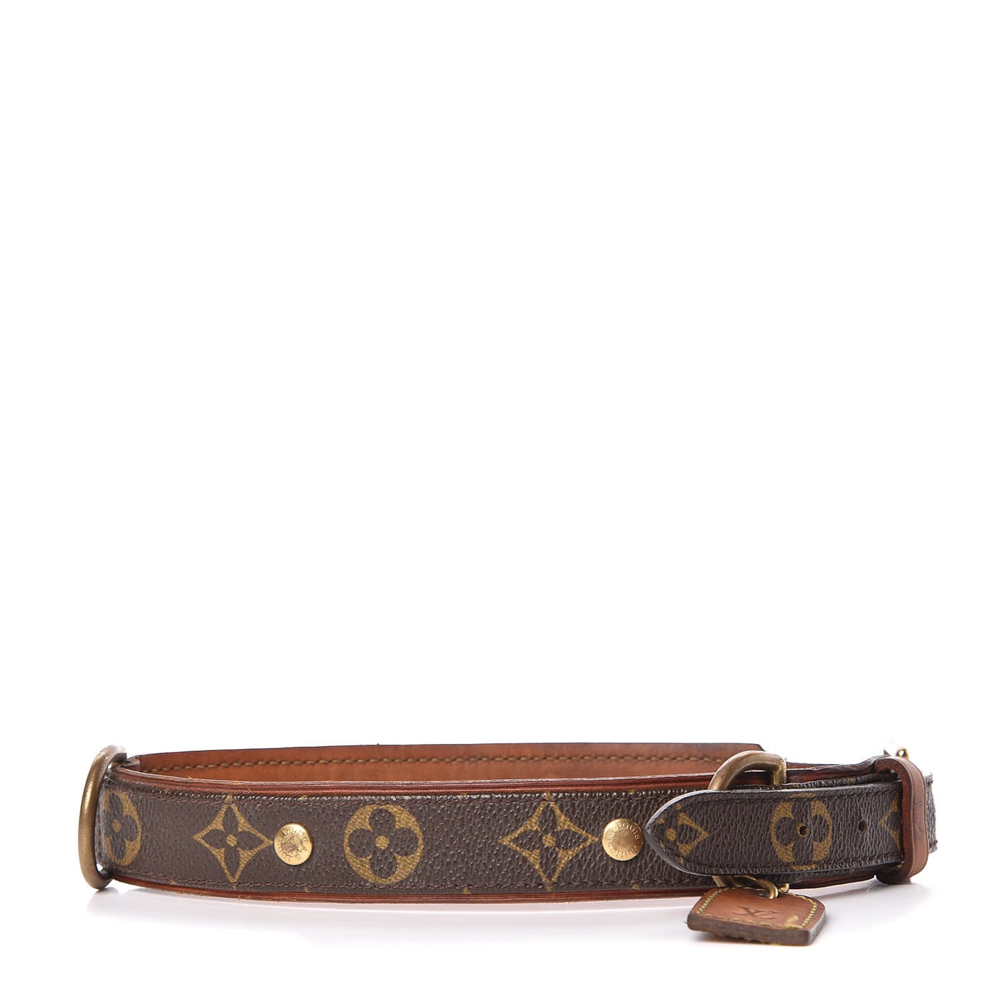 Monogram Baxter Dog Collar PM